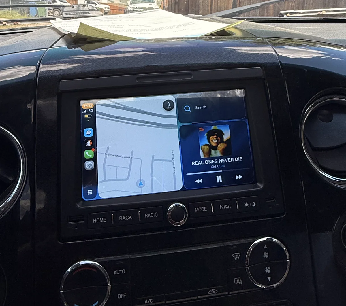 2016 Ford F-150 Harley-Davidson Edition completed CarPlay stereo upgrade