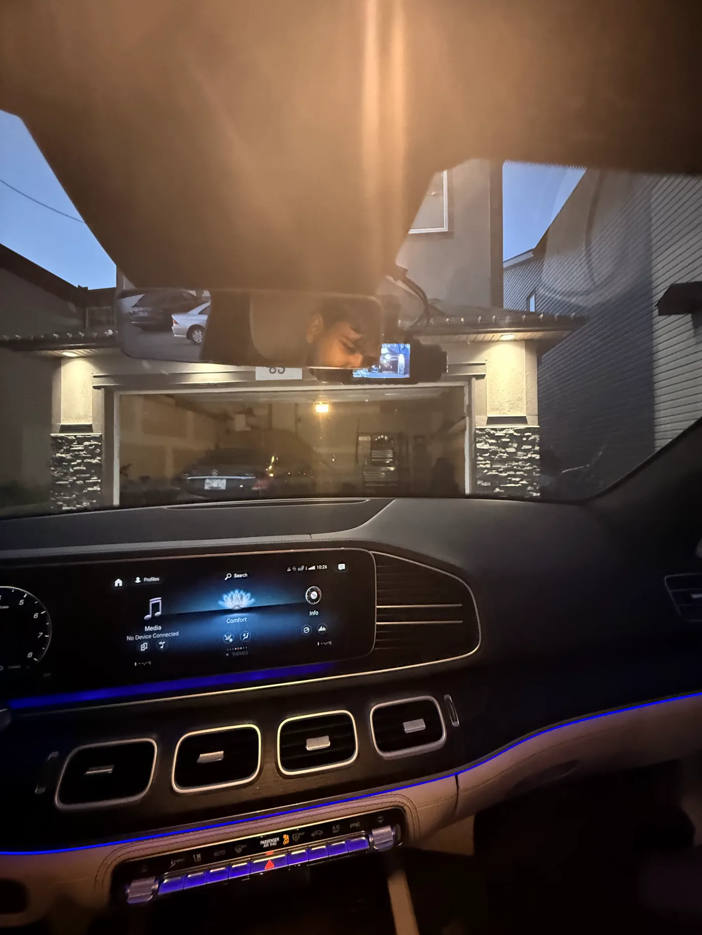 2025 Mercedes-Benz GLE hardwired front and rear dash cam installation with parking mode in Calgary